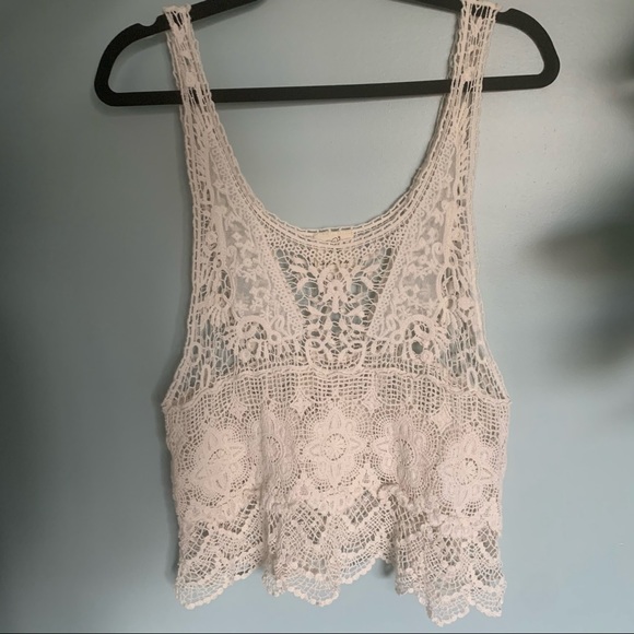 Sheer Crochet Tank - Picture 2 of 4
